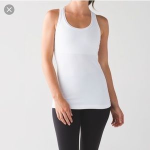 White lululemon racerback tank 10